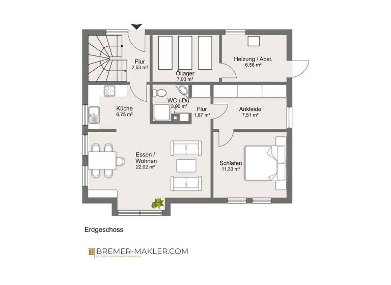 Einfamilienhaus zum Kauf provisionsfrei 275.000 € 5 Zimmer 180 m² 2.621 m² Grundstück Bockhorn 23a Bockhorn Walsrode 29664