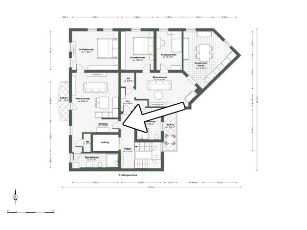 Wohnung zum Kauf 285.000 € 2 Zimmer 58 m² frei ab 01.10.2026 Maxfeld Weiterer Innenstadtgürtel West / Nord / Ost 90409