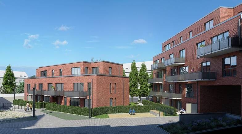 Wohnung zur Miete 1.642 € 4 Zimmer 117,3 m² 1. Geschoss frei ab 01.06.2025 An der Elisabethkirche 57 Schinkenplatz Krefeld 47799