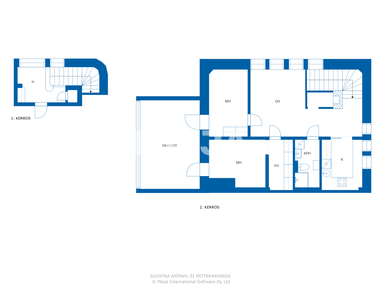 Studio zur Miete 1.000 € 3 Zimmer 90 m²<br/>Wohnfläche 1.<br/>Geschoss Kasarminlahdentie 6 Uusikaupunki 23500