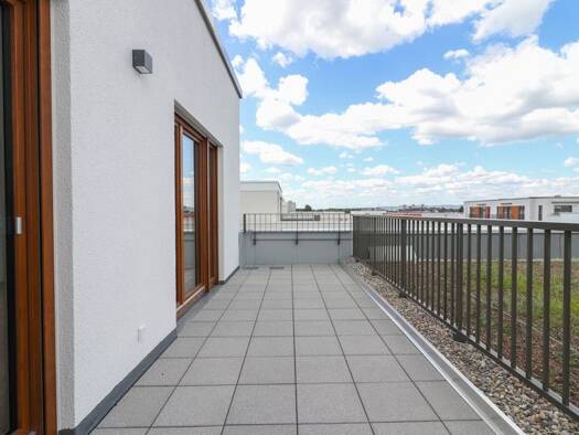 Penthouse zur Miete - Erstbezug 1.936 € 3 Zimmer 99,3 m² 6. Geschoss frei ab 01.10.2025 Rödelheimer Landstraße 9a Bockenheim Frankfurt-Bockenheim 60487