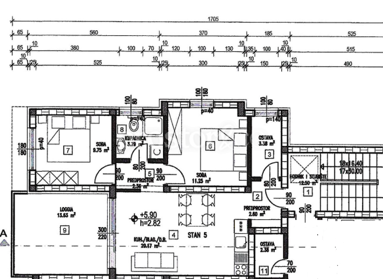 Wohnung zum Kauf 222.320 € 2 Zimmer 2. Geschoss Novi Vinodolski 51250