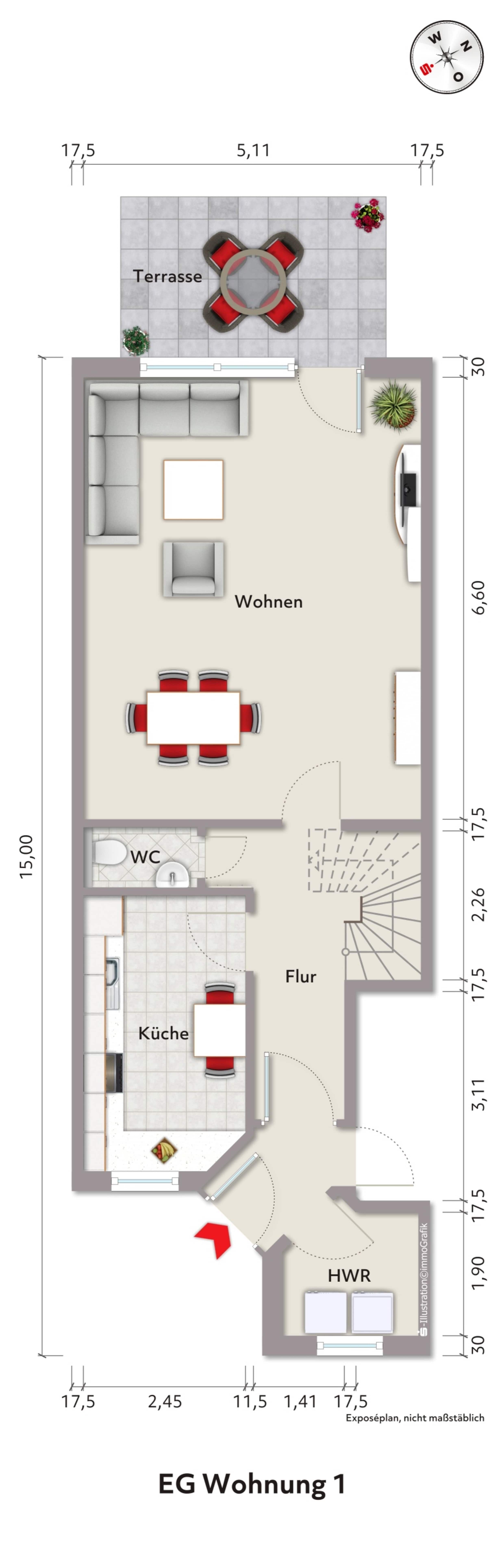 Reihenmittelhaus zum Kauf 399.000 € 6 Zimmer 153 m²<br/>Wohnfläche 247 m²<br/>Grundstück Ergste Schwerte 58239