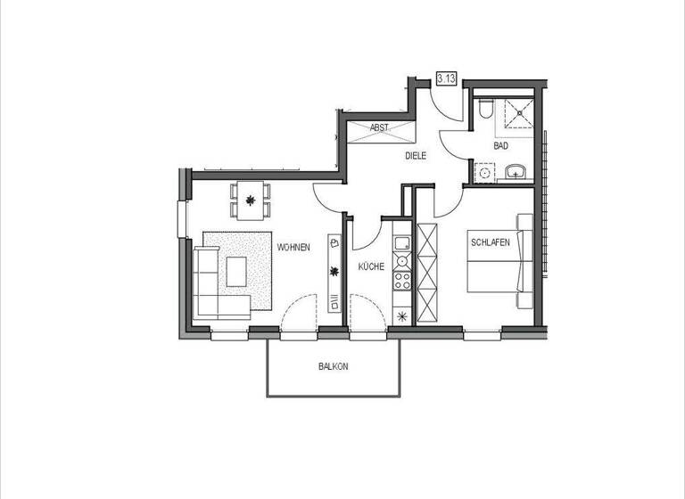 Wohnung zur Miete - Erstbezug 780 € 2 Zimmer 60 m² 3. Geschoss Albert-Schweitzer-Straße 34 Brunsbüttel 25541