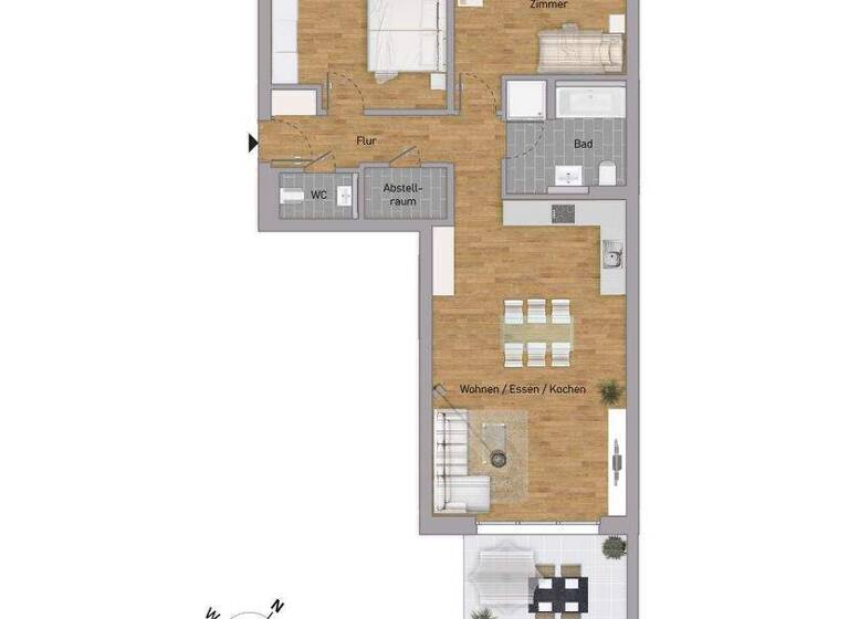 Wohnung zur Miete 1.550 € 3 Zimmer 88,2 m² frei ab sofort Hattersheim 65795