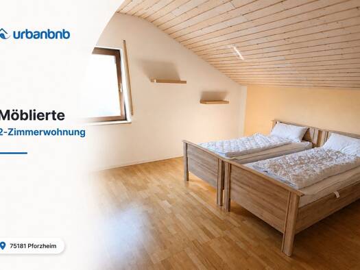 Wohnung zur Miete auf Zeit 1.480 € 2 Zimmer 75 m² frei ab sofort Gartenweg Eutingen Pforzheim 75181