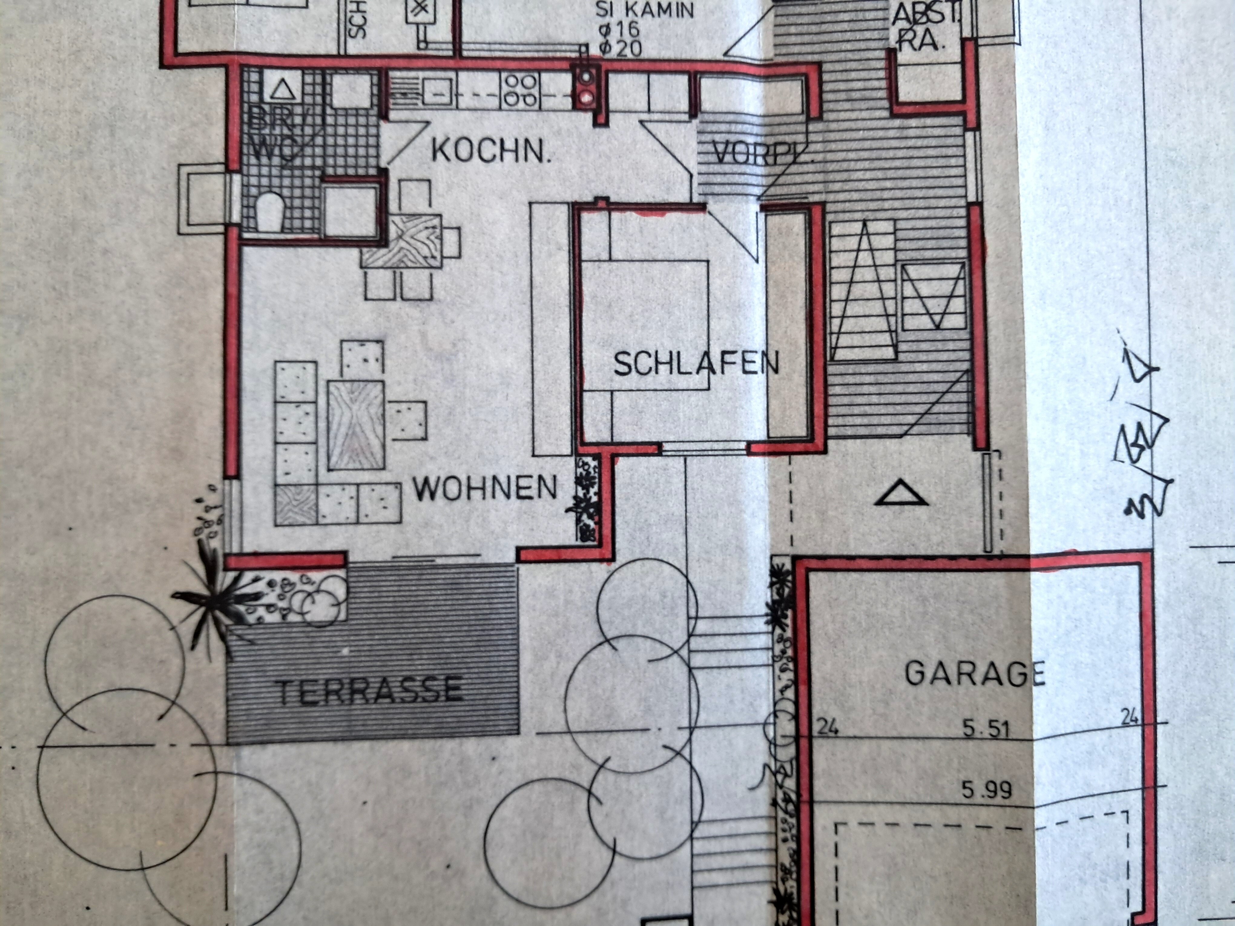 Wohnung zur Miete 550 € 2 Zimmer 54 m²<br/>Wohnfläche EG<br/>Geschoss Achalmstraße 80 Grötzingen Aichtal 72631