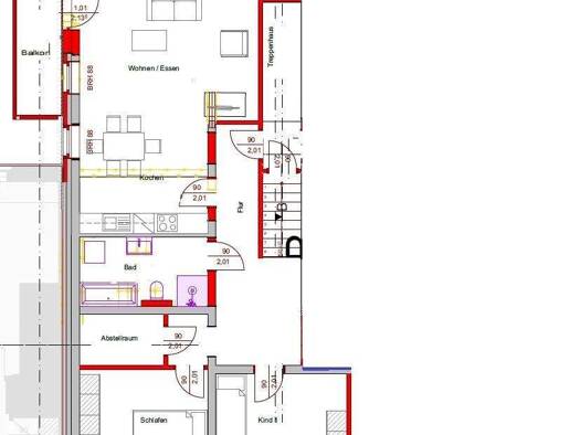 Wohnung zur Miete - Erstbezug 1.161 € 3 Zimmer 101 m² 1. Geschoss frei ab 01.01.2027 Perlas 9 a Treuen Treuen 08233