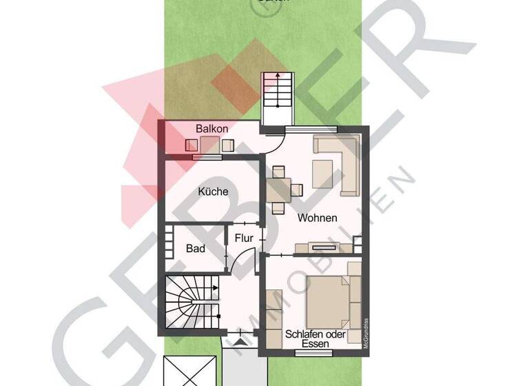 Reihenmittelhaus zum Kauf 319.000 € 4 Zimmer 91 m² 279 m² Grundstück Letmathe Iserlohn 58642