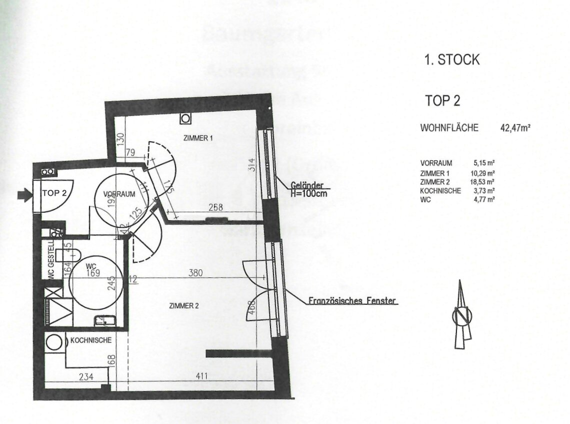 Wohnung zum Kauf 250.000 € 2 Zimmer 42,5 m²<br/>Wohnfläche Wien 1140