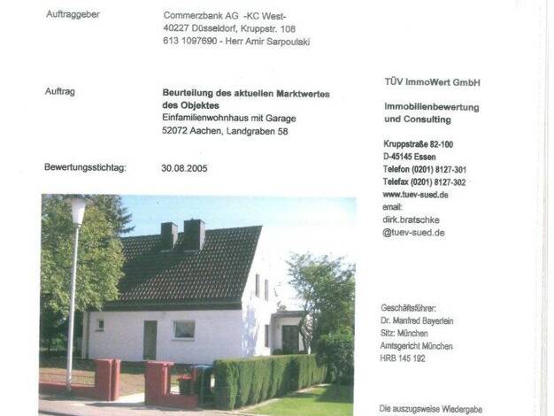 Einfamilienhaus zum Kauf provisionsfrei 600.000 € 4 Zimmer 145 m² 1.058 m² Grundstück Landgraben 58 Richterich Aachen 52072