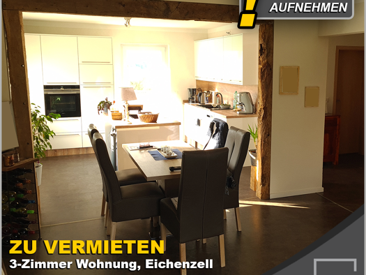 Terrassenwohnung zur Miete 750 € 3 Zimmer 80 m² 1. Geschoss Rönshausen Eichenzell 36124