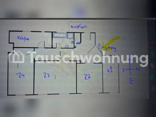 Wohnung zur Miete Tauschwohnung 1.156 € 4 Zimmer 123 m² Gohlis-Süd Leipzig 04155