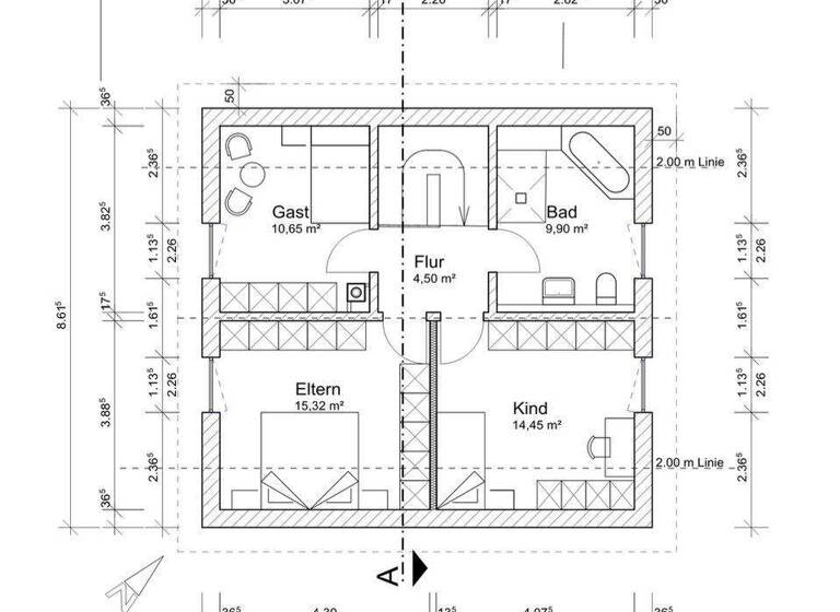 Einfamilienhaus zum Kauf provisionsfrei 520.000 € 5 Zimmer 130 m² 608 m² Grundstück Hebertsfelden 84332