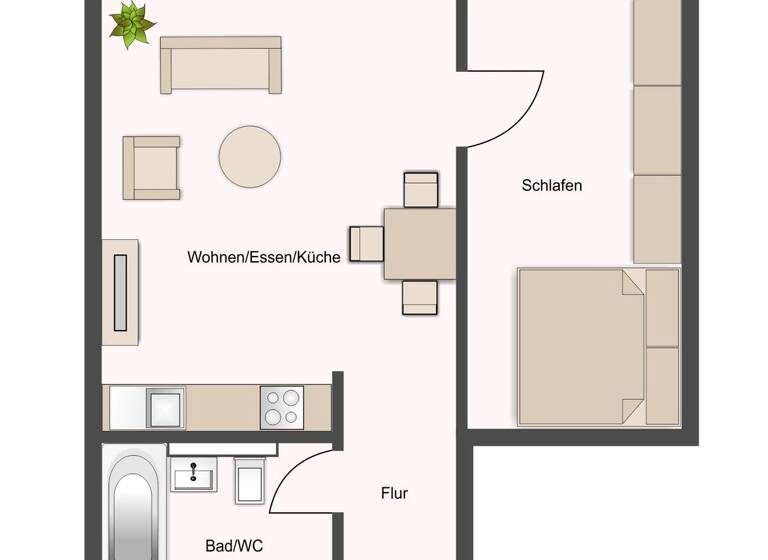 Sonstiges zum Kauf als Kapitalanlage geeignet 135.000 € 2 Zimmer 45,1 m² Leutzsch Leipzig 04179