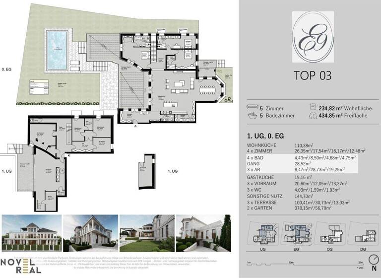 Villa zum Kauf - Erstbezug 5,5 Zimmer 440,6 m² Wien 1220