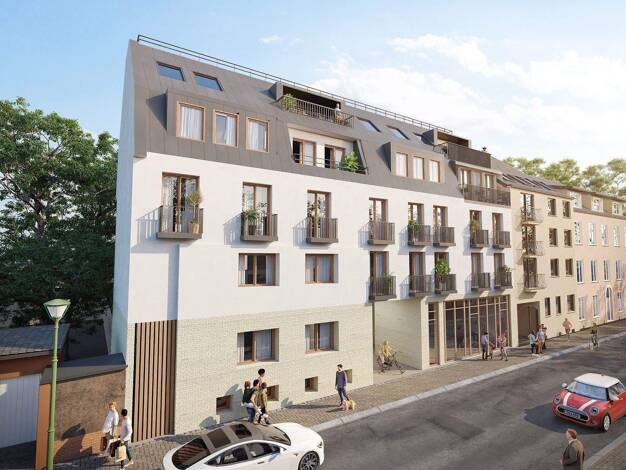 Wohnung zum Kauf - Neubau provisionsfrei als Kapitalanlage geeignet 419.000 € 2 Zimmer 44,2 m² Eichwaldstraße 18 Bornheim Frankfurt am Main 60385