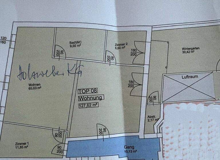 Wohnung zur Miete 996 € 4 Zimmer 127,6 m² Lidmanskygasse Innere Stadt Klagenfurt am Wörthersee 9020