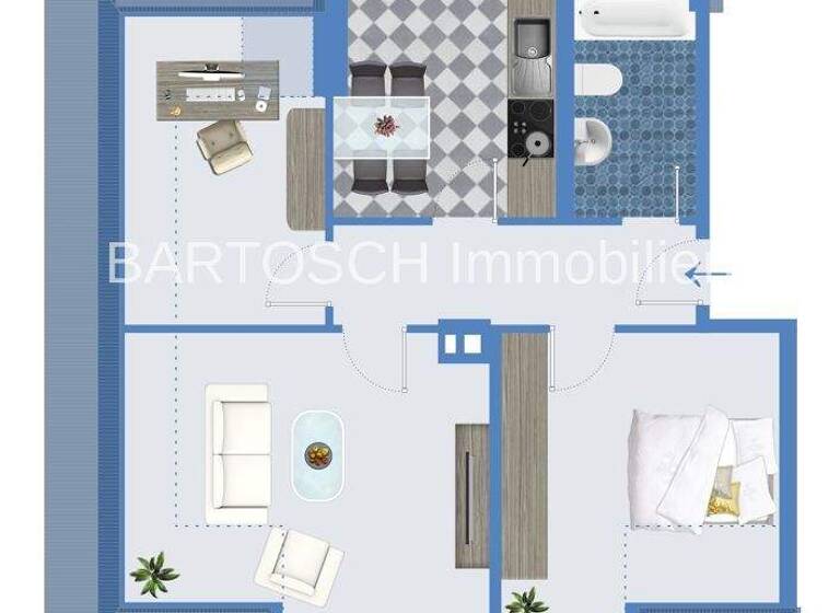 Wohnung zur Miete 590 € 3 Zimmer 70 m² 3. Geschoss Ebermannstadt 91320