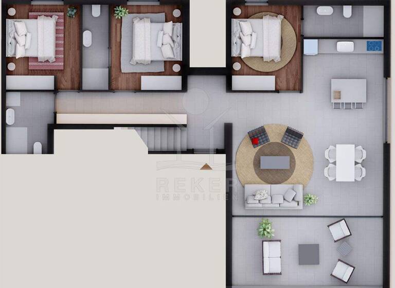 Penthouse zum Kauf - Erstbezug 720.000 € 4 Zimmer 209,2 m² 2. Geschoss Privlaka 23233