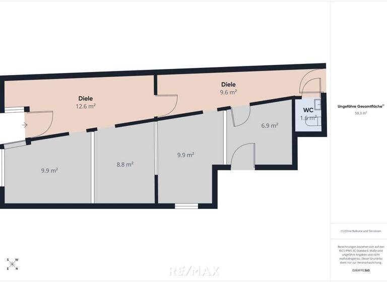 Laden zur Miete 666 € 2 Zimmer 63 m² Verkaufsfläche Parndorf 7111