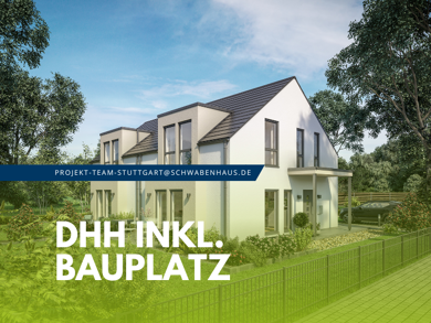 Doppelhaushälfte zum Kauf provisionsfrei 734.510 € 5 Zimmer 155 m² 306 m² Grundstück Schwieberdingen Schwieberdingen 71701