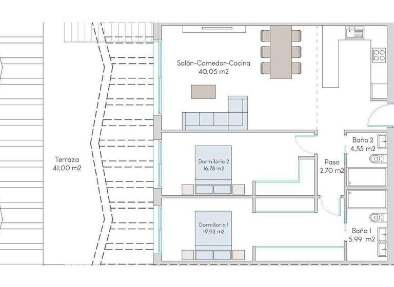 Penthouse zum Kauf - Erstbezug provisionsfrei 429.900 € 3 Zimmer 221 m² Finestrat 03509