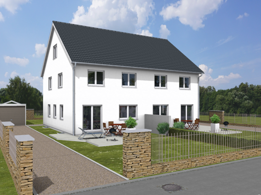 Doppelhaushälfte zum Kauf provisionsfrei 654.500 € 5 Zimmer 144 m² 472 m² Grundstück Birkenstraße Feucht 90537