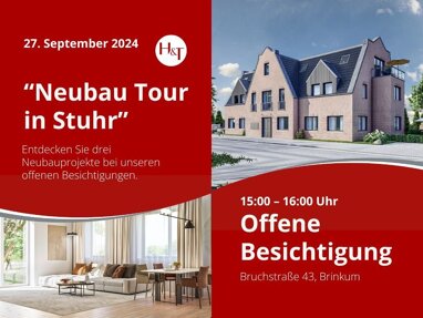 Wohnung zum Kauf provisionsfrei 308.000 € 2 Zimmer 80 m² 1. Geschoss Brinkum Stuhr 28816