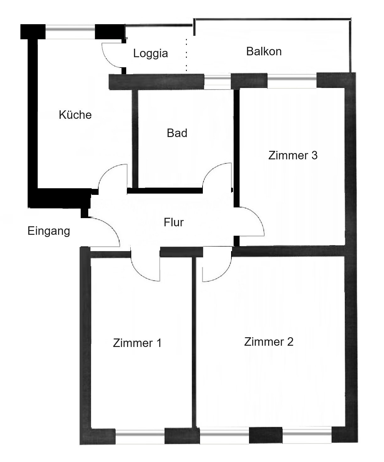 Wohnung zum Kauf 159.000 € 3 Zimmer 68,4 m²<br/>Wohnfläche EG<br/>Geschoss Sellerhausen-Stünz Leipzig 04328