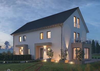 Doppelhaushälfte zum Kauf - Neubau provisionsfrei 689.999 € 10 Zimmer 380 m² 350 m² Grundstück Burgfarrnbach Flexdorf 90768