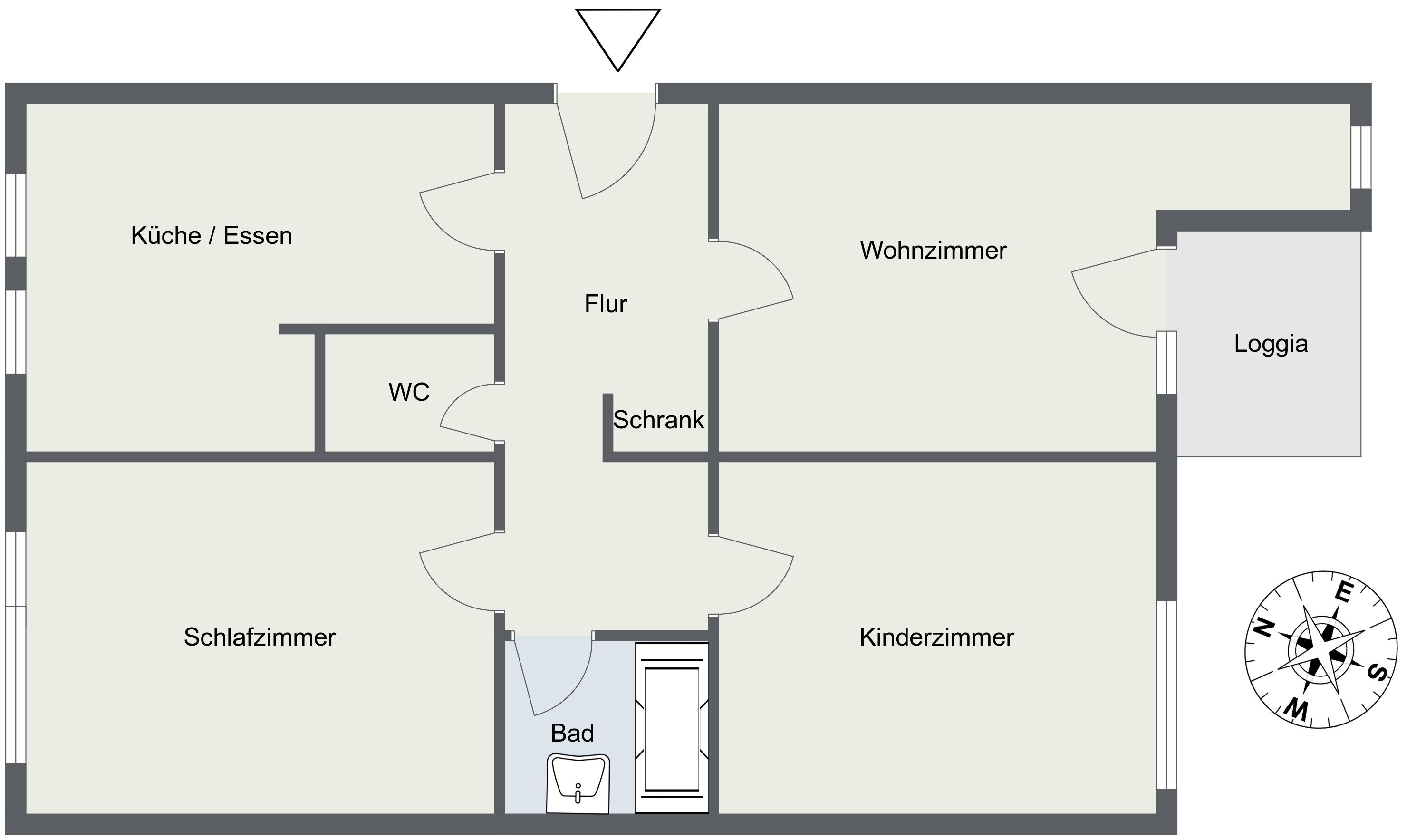 Wohnung zum Kauf 285.000 € 3 Zimmer 79 m²<br/>Wohnfläche 3.<br/>Geschoss Kasernenviertel - Benzstraße Regensburg 93053