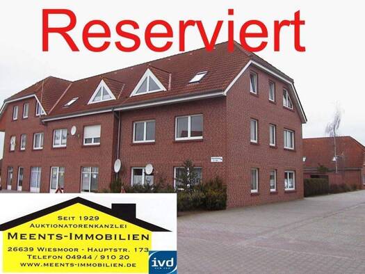 Wohnung zur Miete 425 € 2 Zimmer 60 m² Wiesmoor 26639