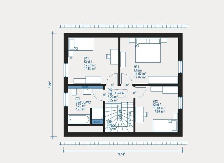 Haus zum Kauf provisionsfrei 399.667 € 4 Zimmer 119 m² 449 m² Grundstück Annen Witten 58453