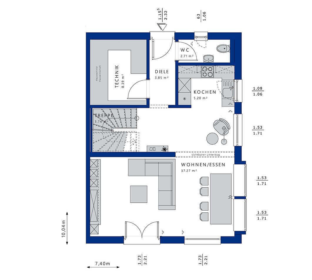 Doppelhaushälfte zum Kauf 977.341 € 5 Zimmer 123 m²<br/>Wohnfläche 325 m²<br/>Grundstück Am Oberfeld Darmstadt 64287