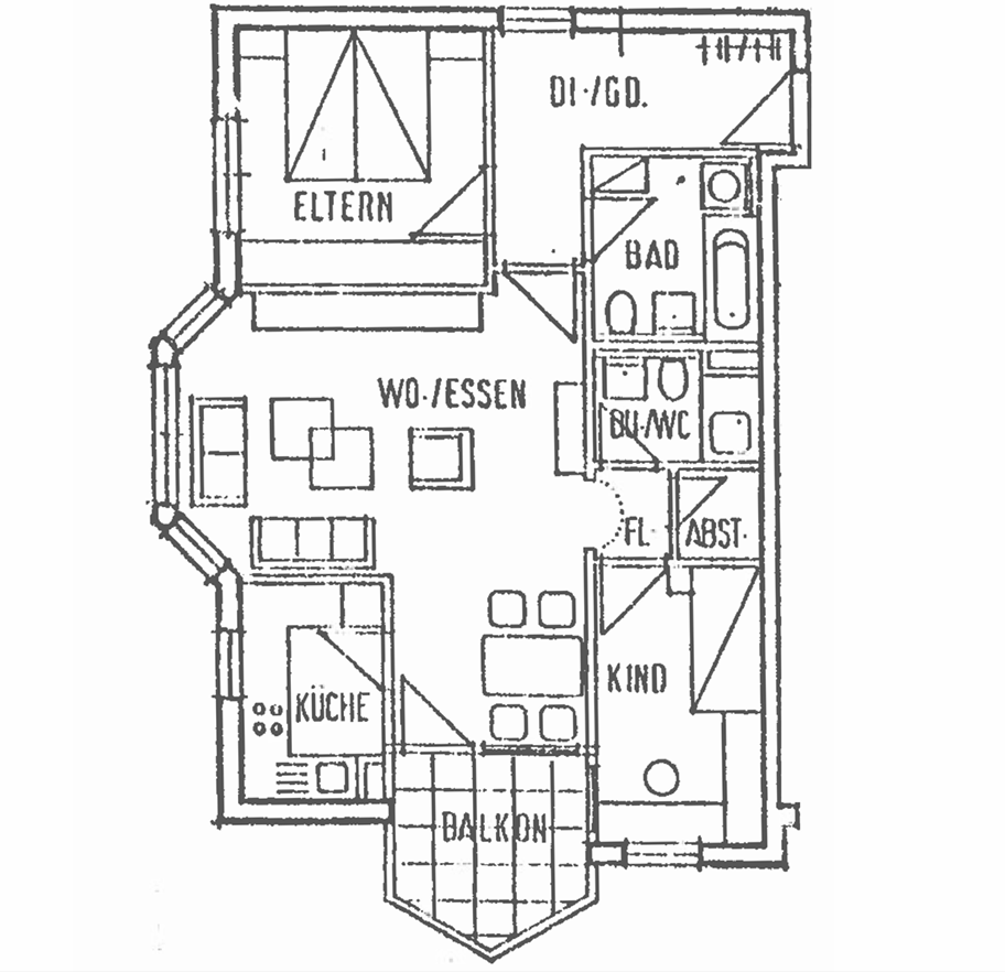 Wohnung zur Miete 1.000 € 3 Zimmer 73 m²<br/>Wohnfläche 1.<br/>Geschoss ab sofort<br/>Verfügbarkeit Panoramaweg 2/1 Aidlingen Aidlingen 71134