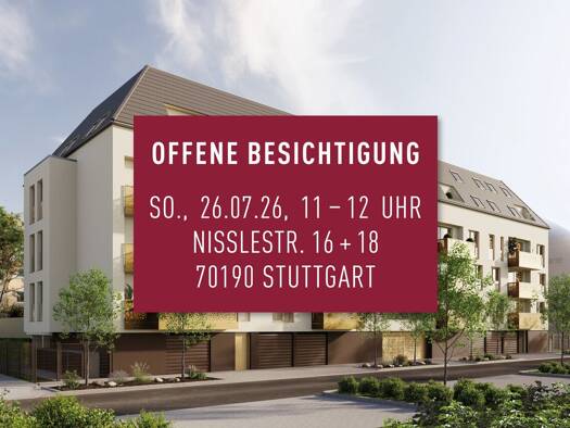 Wohnung zum Kauf - Erstbezug provisionsfrei 749.500 € 4 Zimmer 100 m² EG Ost Stuttgart Stuttgart-Ost 70190