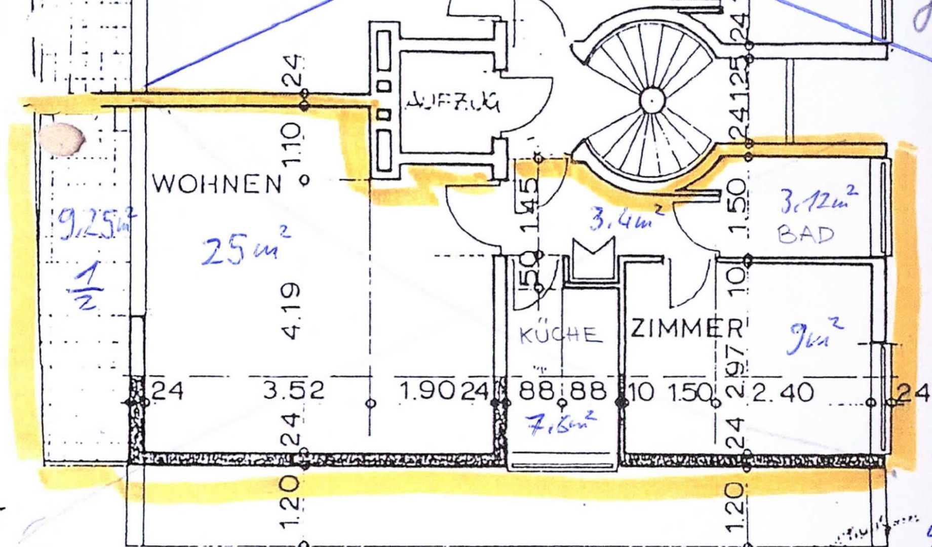 Wohnung zur Miete 684 € 2 Zimmer 53 m²<br/>Wohnfläche 4.<br/>Geschoss Büdingen Büdingen 63654