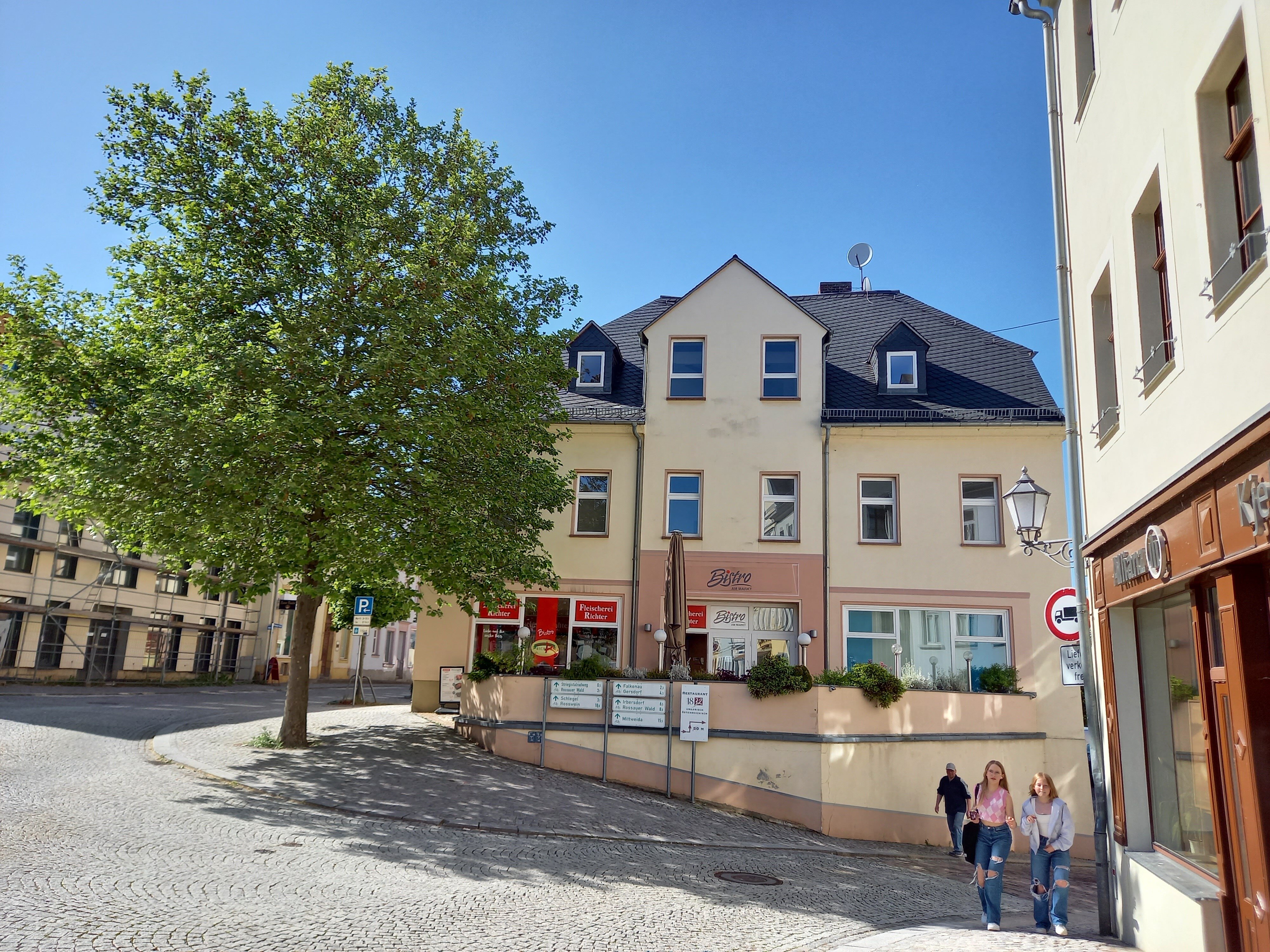 Wohnung zur Miete 450 € 3 Zimmer 73 m²<br/>Wohnfläche Markt 12 Hainichen Hainichen 09661