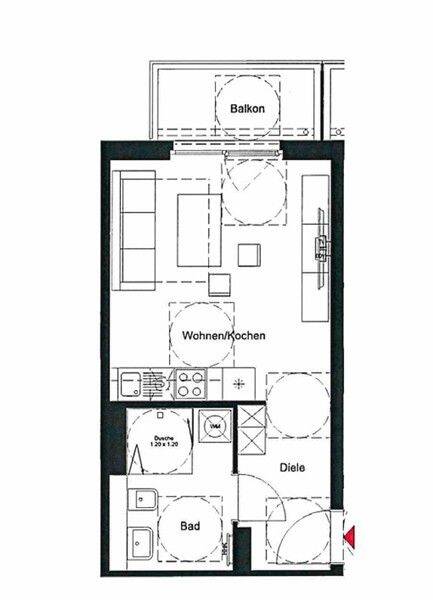 Studio zur Miete - Ansicht 6