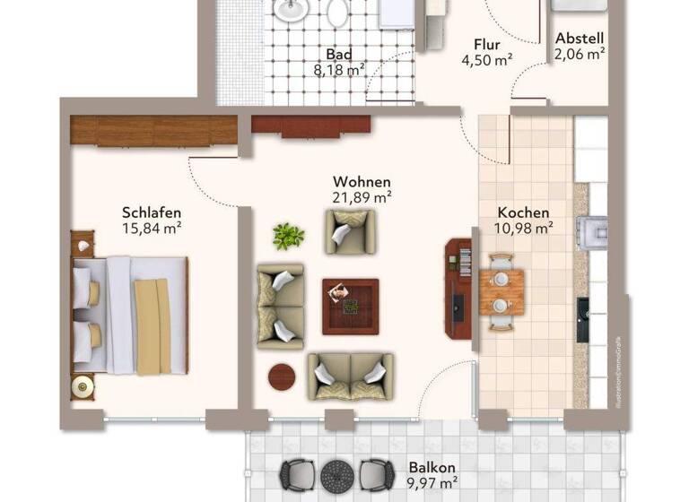 Wohnung zum Kauf provisionsfrei 235.000 € 2 Zimmer 66,7 m² 1. Geschoss frei ab sofort Abendstraße 18 Neue Neustadt Magdeburg 39124