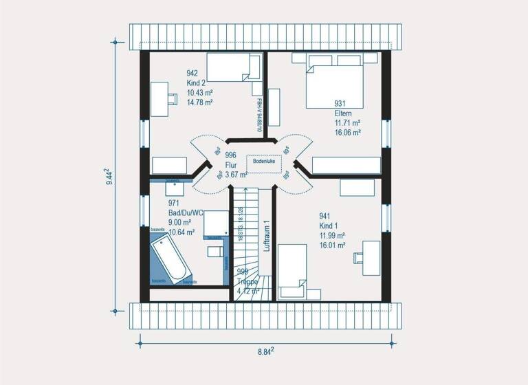 Haus zum Kauf 534.600 € 4 Zimmer 115 m² 490 m² Grundstück Wiemelhausen Bochum Weitmar 44795