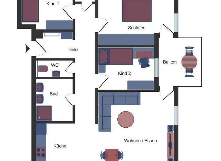 Wohnung zum Kauf provisionsfrei 308.000 € 4 Zimmer 92,7 m² Alte Schulstr. 11 Zimmern Zimmern ob Rottweil 78658