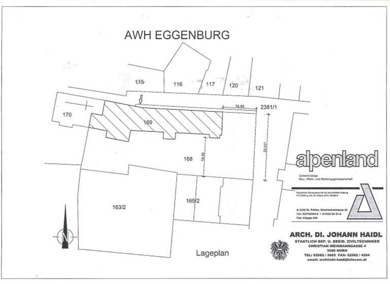 Wohnung zur Miete 974 € 3 Zimmer 76,2 m²<br/>Wohnfläche Eggenburg 3730