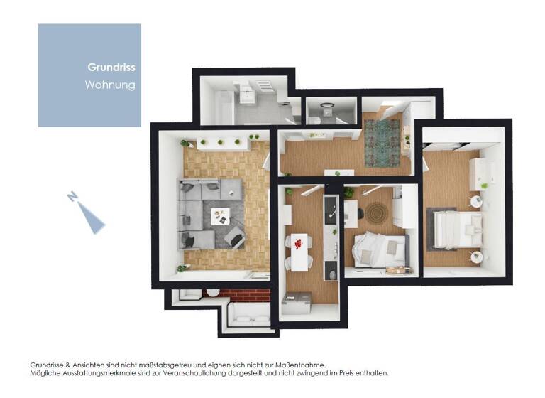 Wohnung zum Kauf 351.500 € 3 Zimmer 78 m² 7. Geschoss Neugermering Germering 82110