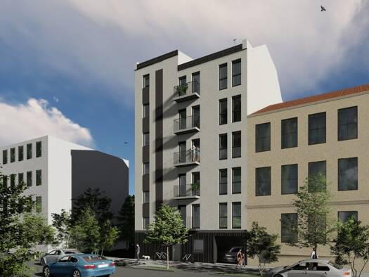 Wohnung zur Miete - Erstbezug 860 € 2 Zimmer 53,7 m² Geschoss 1/4 frei ab 01.10.2026 Theresienstraße Eutritzsch Nord 04129