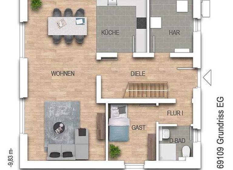 Einfamilienhaus zum Kauf - Erstbezug provisionsfrei 749.000 € 5 Zimmer 148 m² 910 m² Grundstück frei ab sofort Storkower Straße 19K Königs Wusterhausen 15711