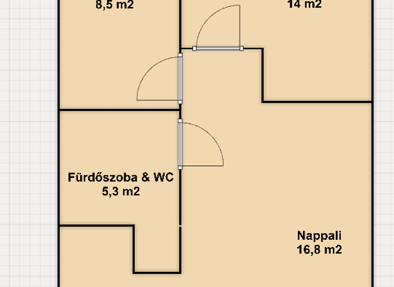 Studio zum Kauf 171.000 € 3 Zimmer 57 m² 4. Geschoss Siófok 8600