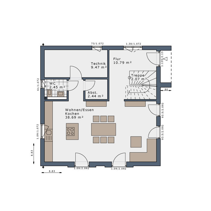 Einfamilienhaus zum Kauf provisionsfrei 445.030 € 4 Zimmer 131 m²<br/>Wohnfläche 667 m²<br/>Grundstück Cammin Cammin 18195