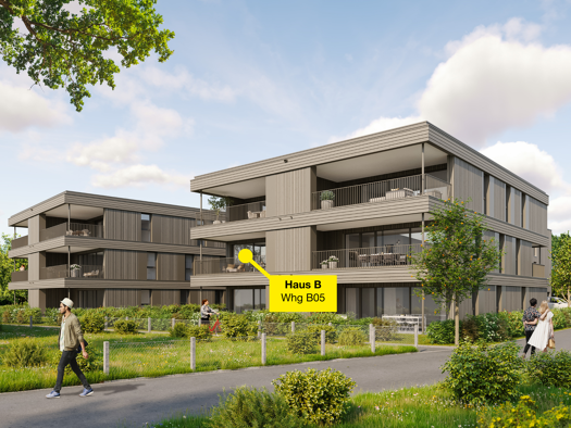 Terrassenwohnung zum Kauf - Erstbezug 553.000 € 3 Zimmer 74,7 m² Bifangstraße Feldkirch 6800